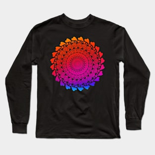 Mandala flower Long Sleeve T-Shirt